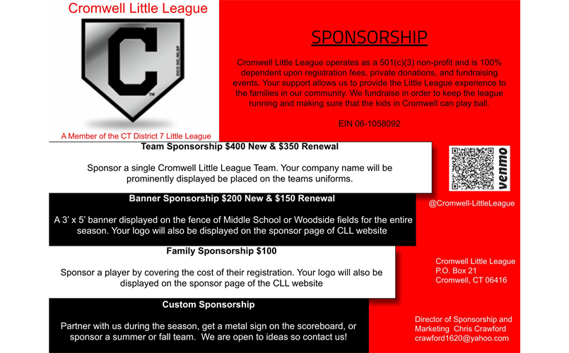 CLL Sponsorship Opportunities