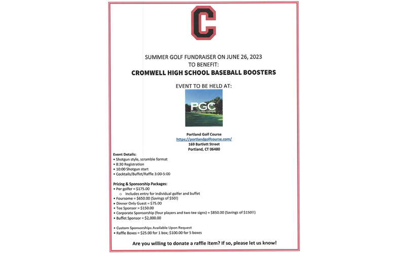 CHS Baseball Golf Tournament