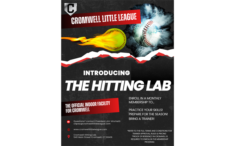Hitting Lab Indoor Facility Announcement